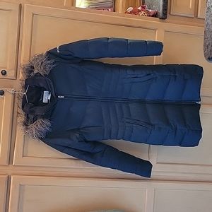 Long Columbia puffer coat